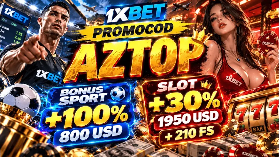 Which 1xbet welcome bonus is better for you, the sports 100% match or the slots package with free spins